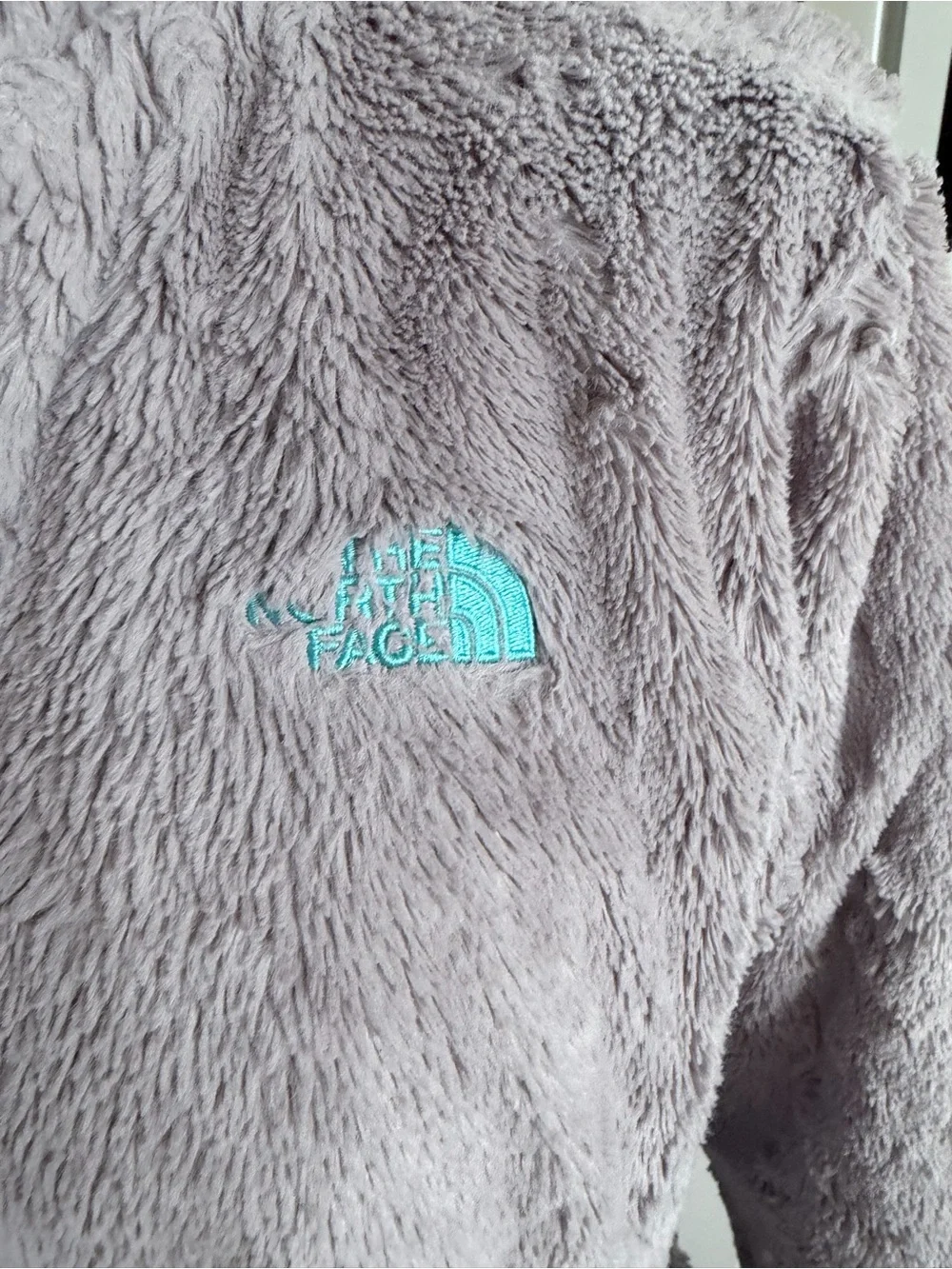 The North Face Girls' Reversible Mossbud Swirl Jacket Bright Blue XL (18)